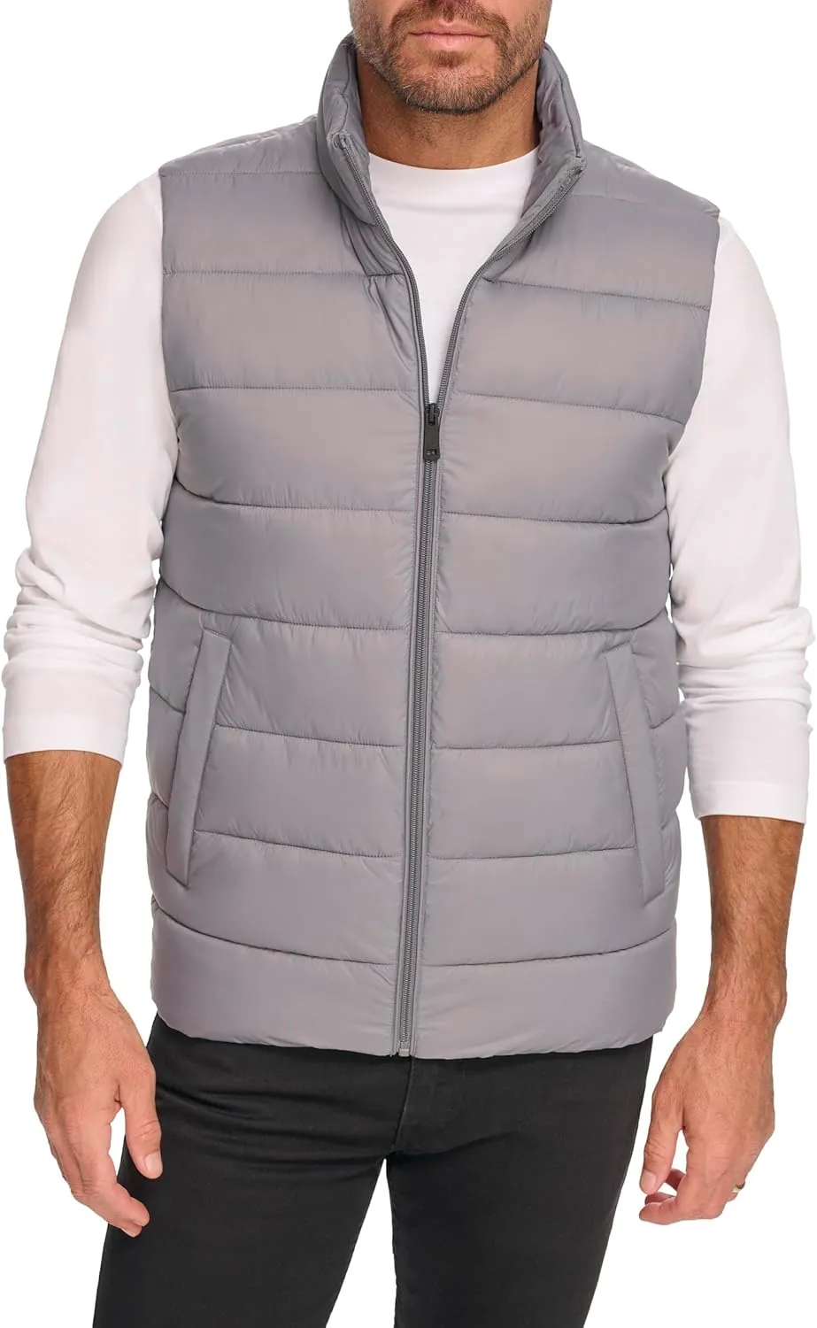 Kenneth Cole Men's Legacy Stand Collar Puffer Jacket