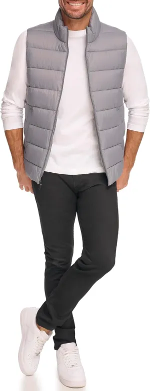 Kenneth Cole Men's Legacy Stand Collar Puffer Jacket