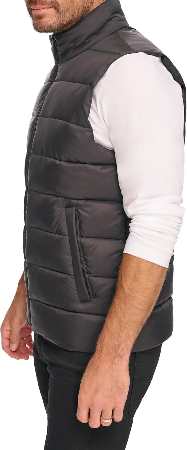 Kenneth Cole Men's Legacy Stand Collar Puffer Jacket