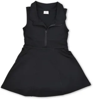 Kids Toddler Baby Girl Sports Zipper Athletic Dress Solid Golf Activewear