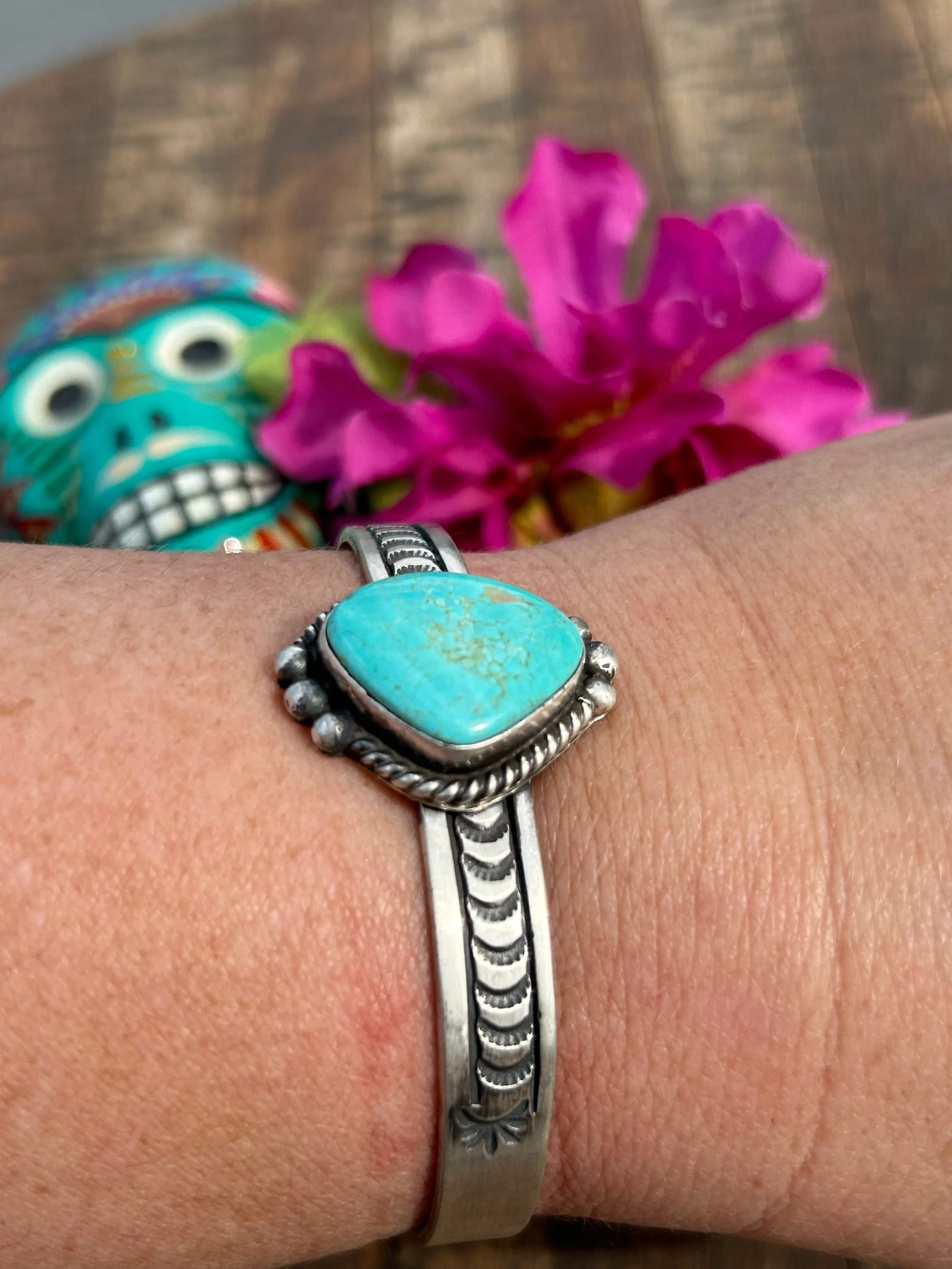 Kingman Stamped Cuff- B