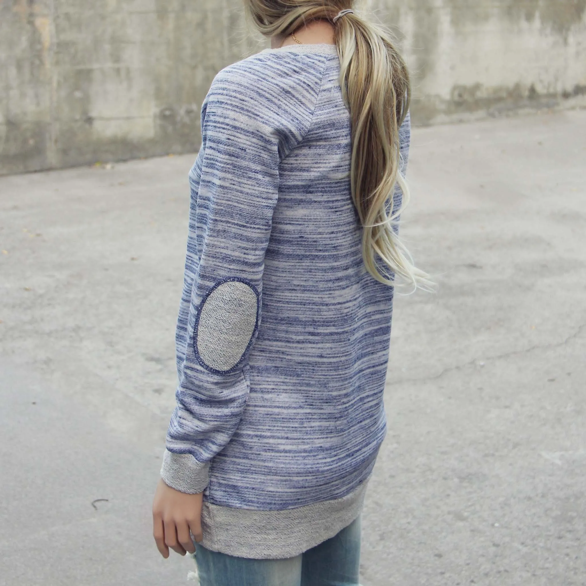 Knit & Slub Sweatshirt