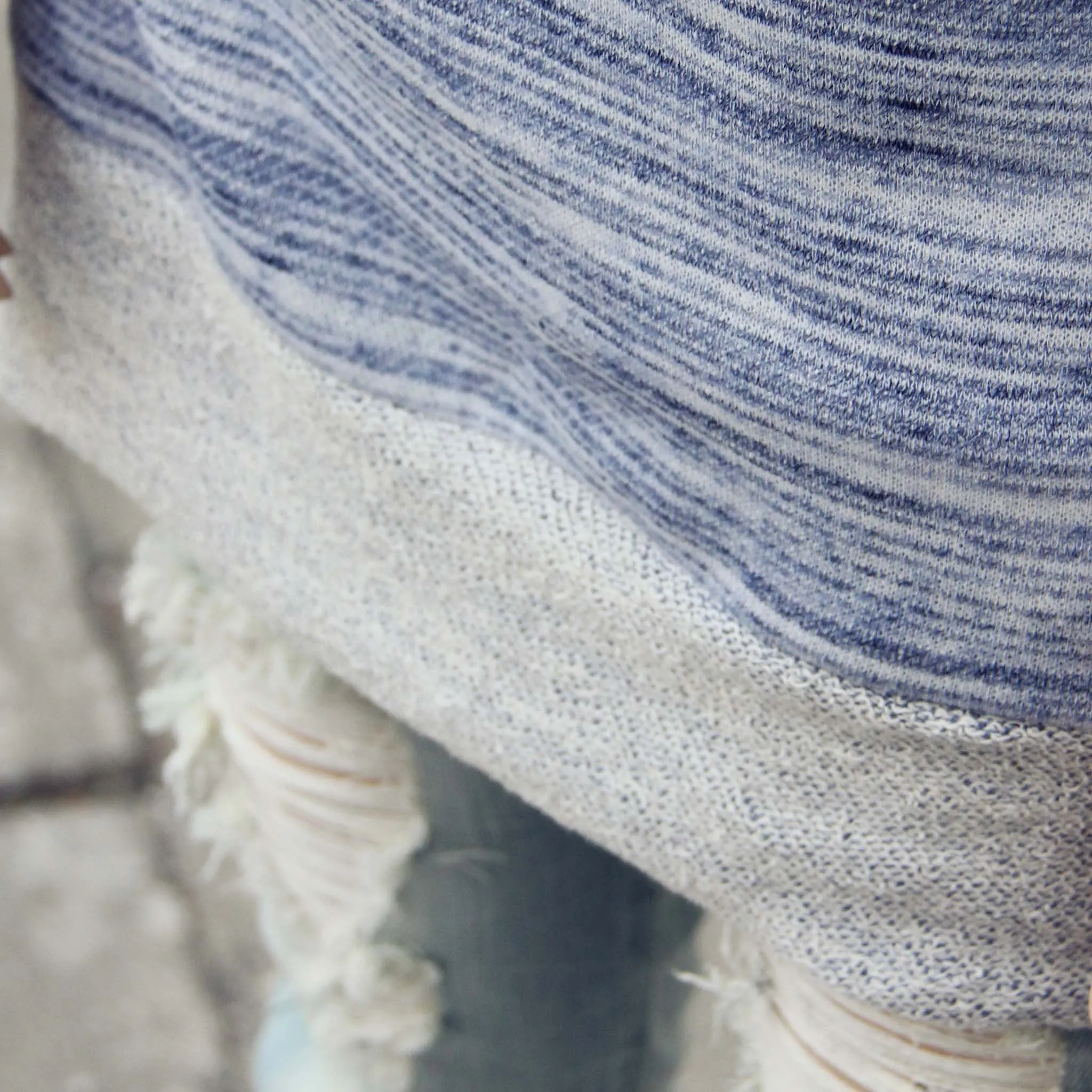 Knit & Slub Sweatshirt