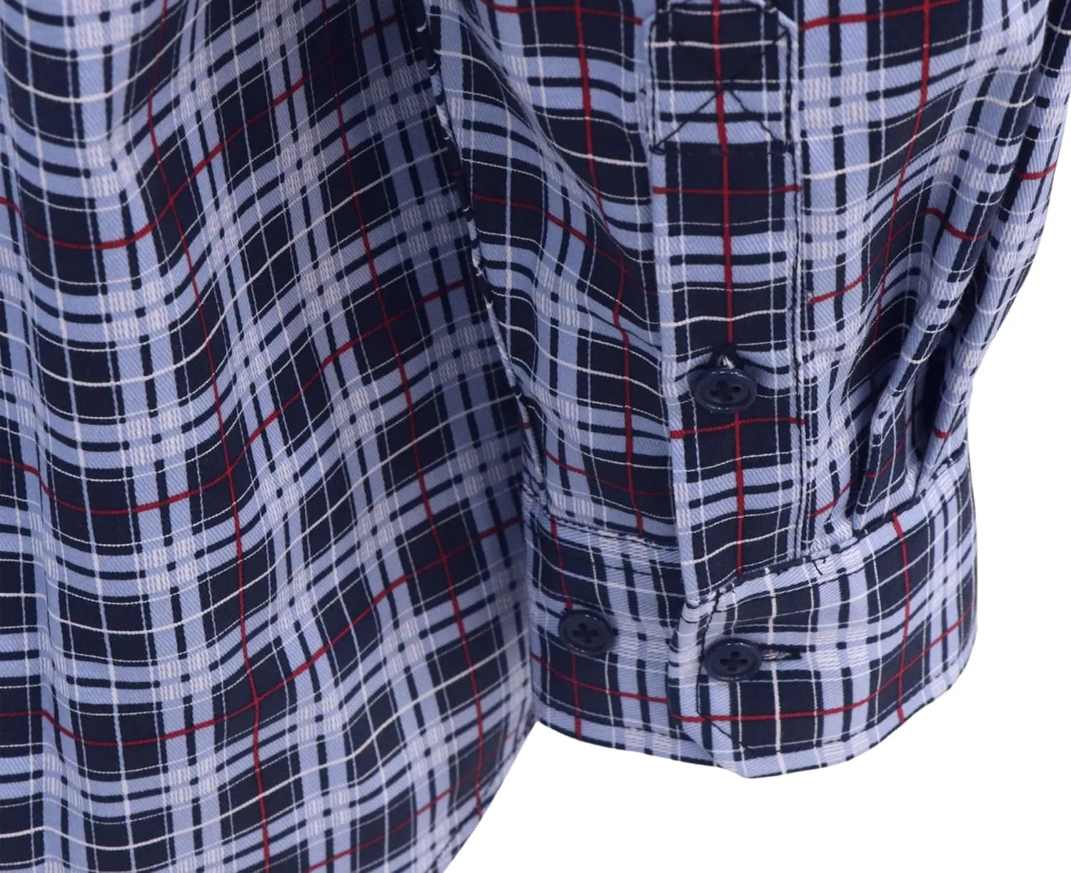 KONRECO FR Shirts for Men 100% Cotton 6.5oz Fire Resistant Lightweight Men's Plaid Work Shirts
