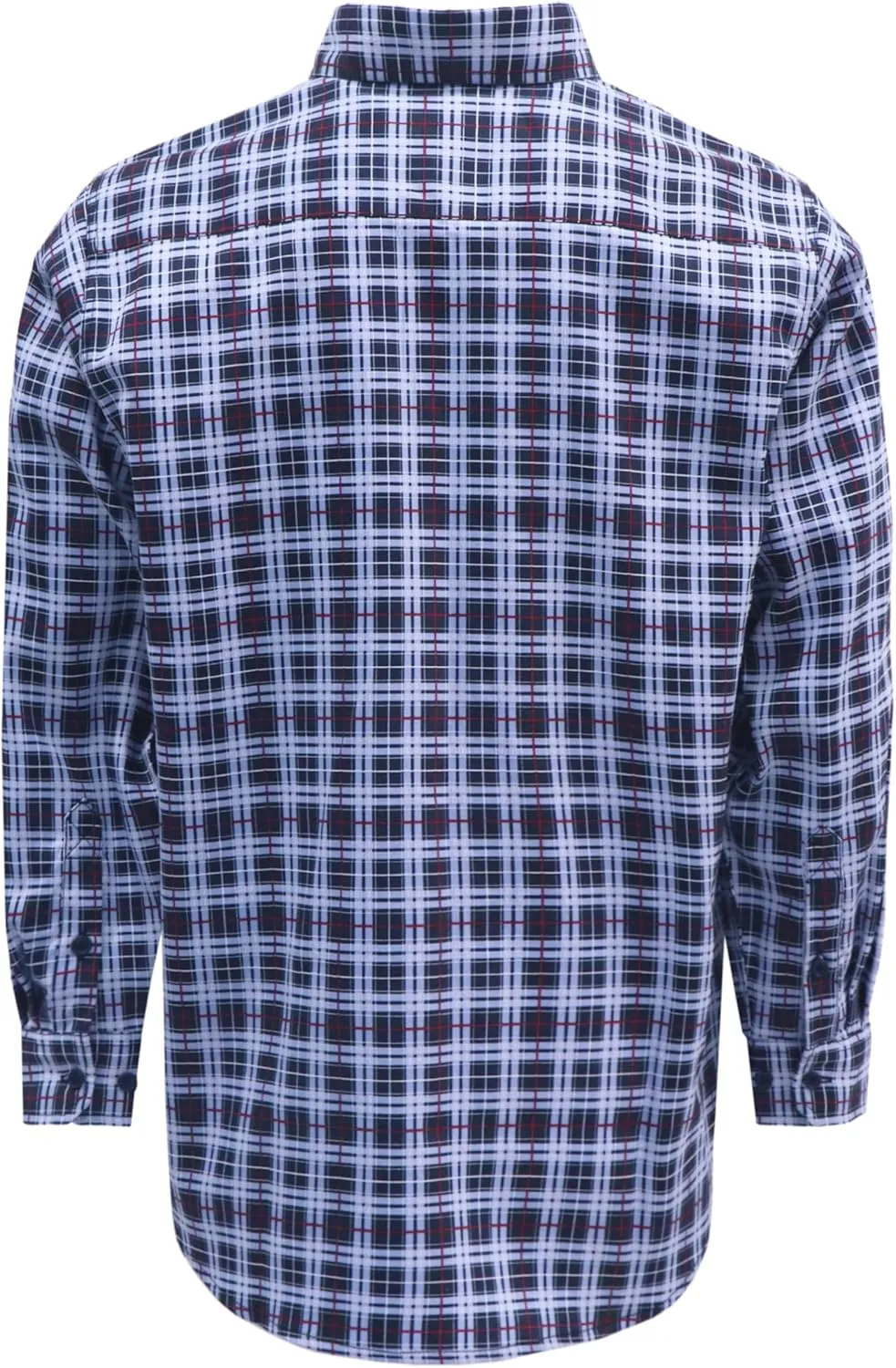 KONRECO FR Shirts for Men 100% Cotton 6.5oz Fire Resistant Lightweight Men's Plaid Work Shirts