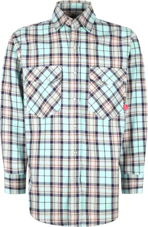 KONRECO FR Shirts for Men Button Down Flame Resistant HRC2 Men's Welding Shirts