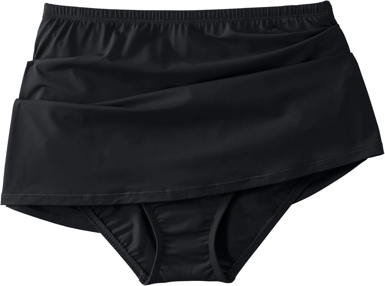 Lands' End Women's Slender Separates Tummy Control Swim Skirt Swim Bottoms