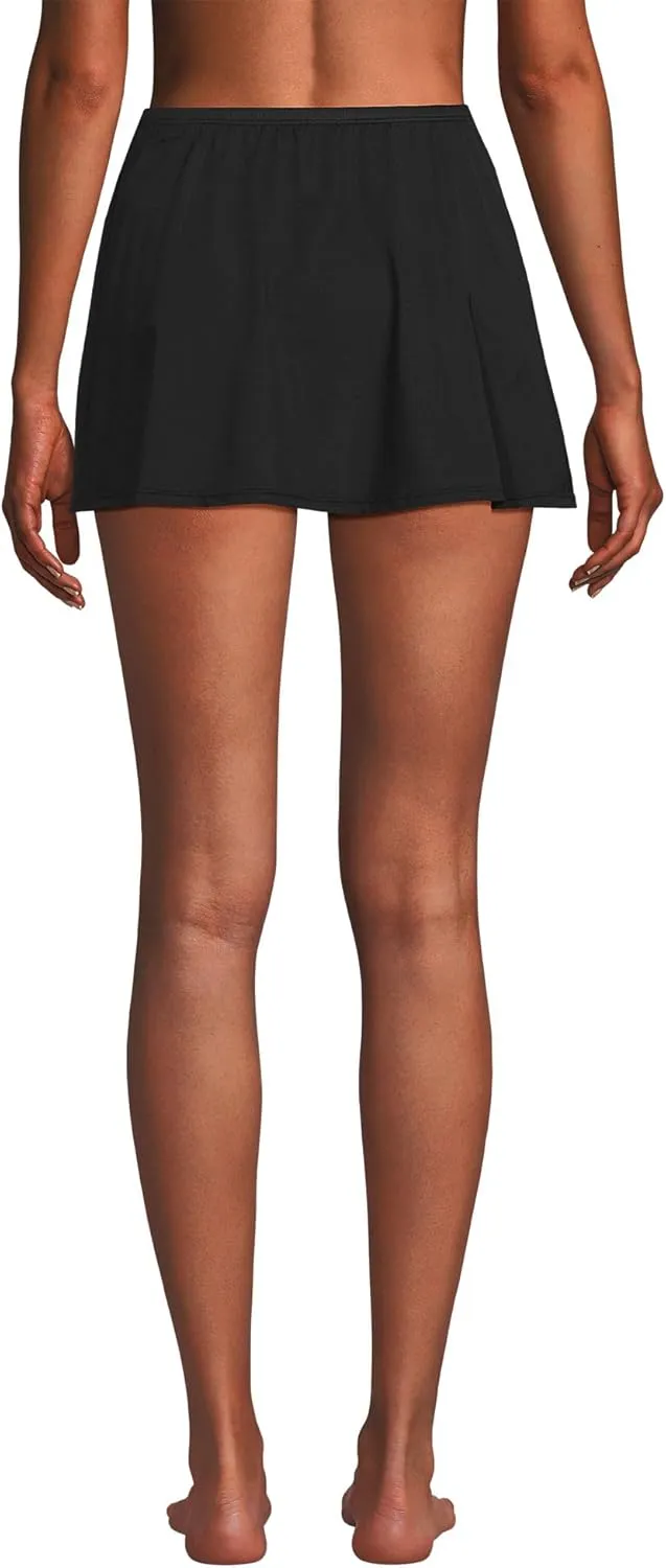 Lands' End Women's Slender Separates Tummy Control Swim Skirt Swim Bottoms
