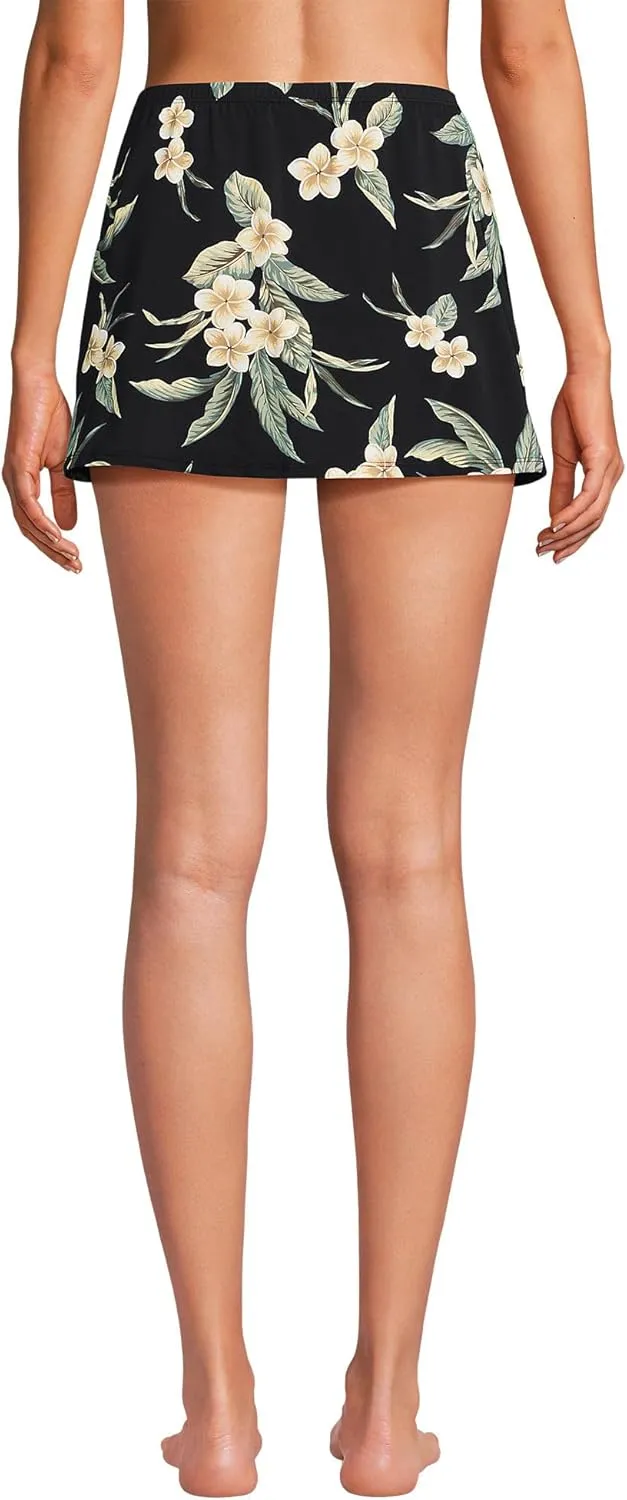 Lands' End Women's Slender Separates Tummy Control Swim Skirt Swim Bottoms