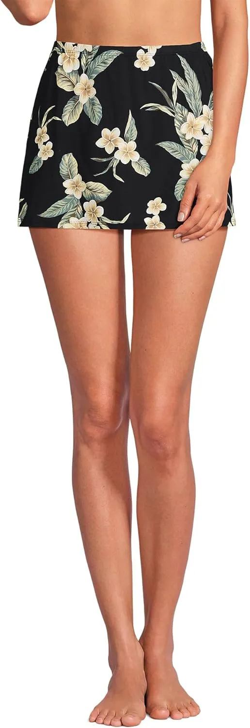 Lands' End Women's Slender Separates Tummy Control Swim Skirt Swim Bottoms