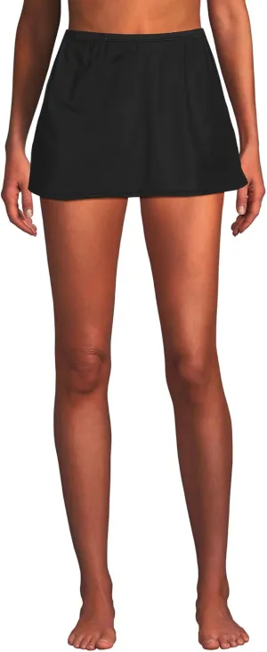 Lands' End Women's Slender Separates Tummy Control Swim Skirt Swim Bottoms