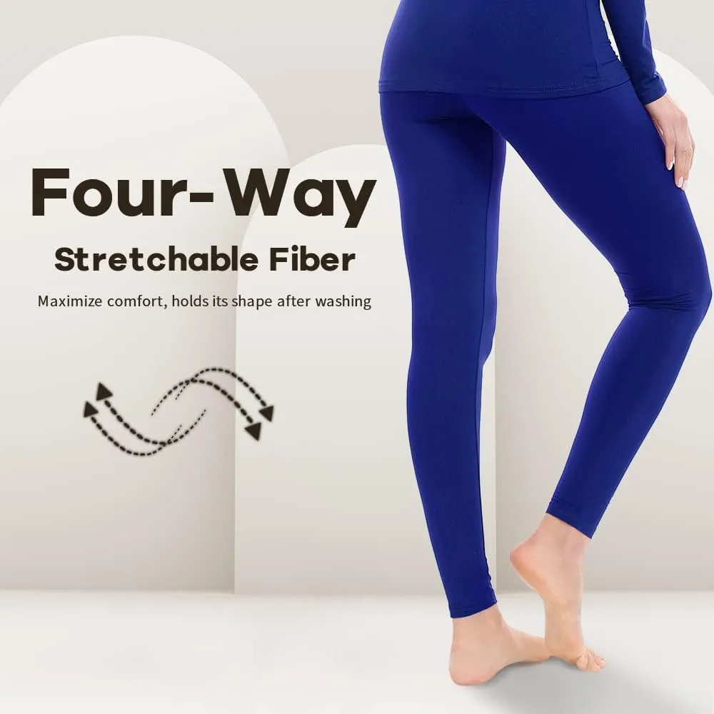 MANCYFIT Thermal Pants for Women Fleece Lined Leggings Underwear Soft Bottoms