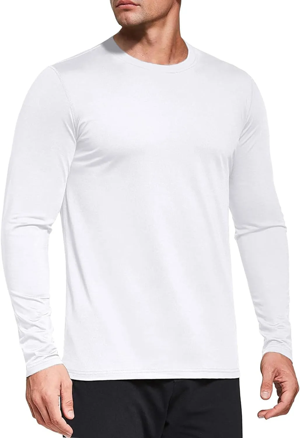 Men's 1, 3 or 5 Pack Performance Long Sleeve T-Shirts, UPF 50  Sun Protection Shirts, Athletic Gym Workout Shirts for Running