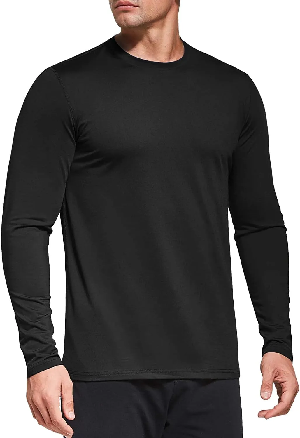 Men's 1, 3 or 5 Pack Performance Long Sleeve T-Shirts, UPF 50  Sun Protection Shirts, Athletic Gym Workout Shirts for Running