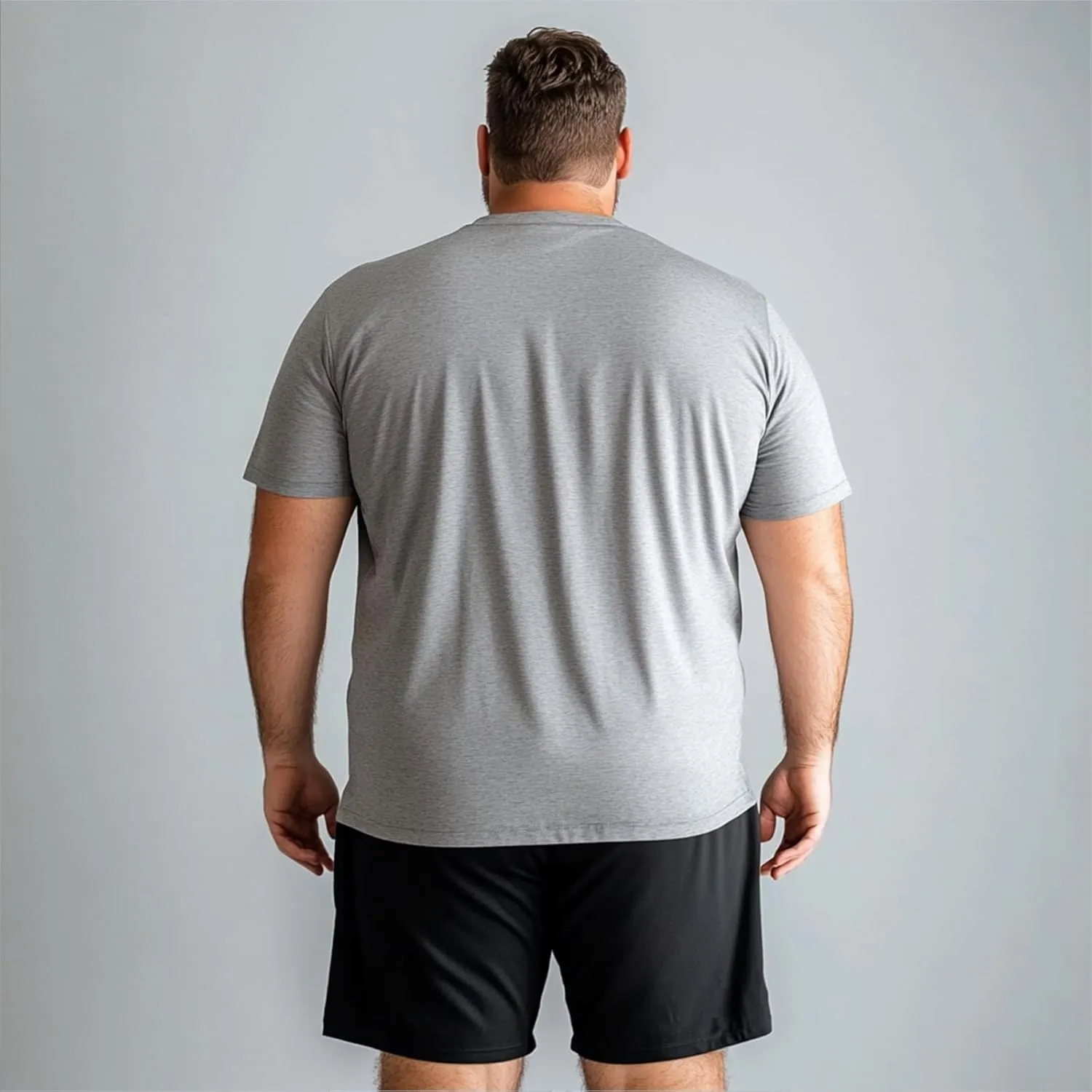 Mens Big and Tall Dri Fit Shirts Cooling Quick Dry Lightweight Short Sleeve Moisture Wicking Running Athletic T-Shirt