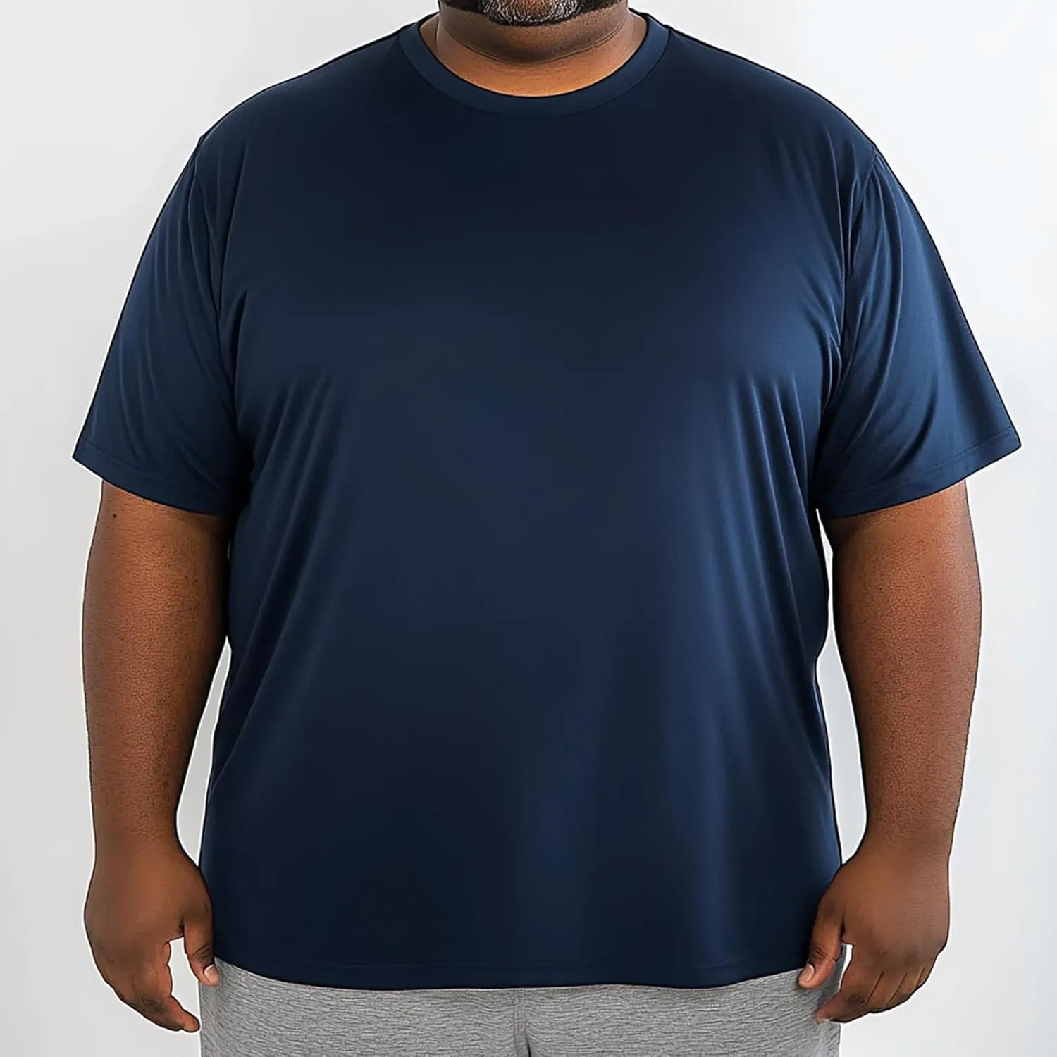Mens Big and Tall Dri Fit Shirts Cooling Quick Dry Lightweight Short Sleeve Moisture Wicking Running Athletic T-Shirt