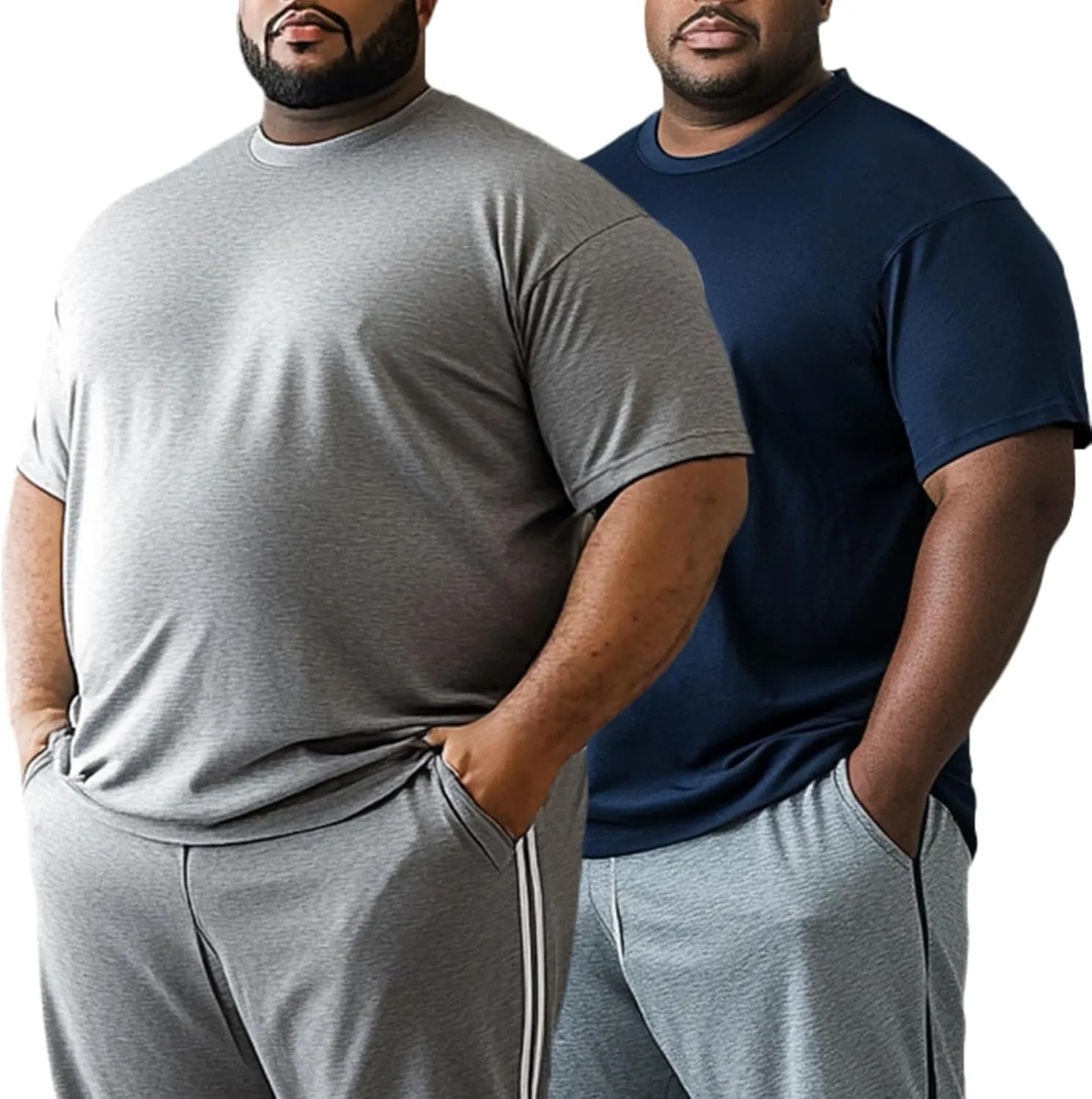 Mens Big and Tall Dri Fit Shirts Cooling Quick Dry Lightweight Short Sleeve Moisture Wicking Running Athletic T-Shirt