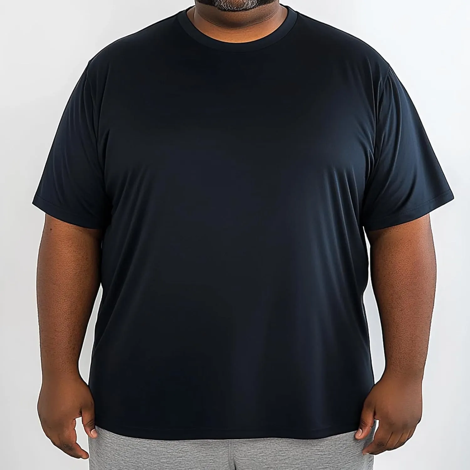 Mens Big and Tall Dri Fit Shirts Cooling Quick Dry Lightweight Short Sleeve Moisture Wicking Running Athletic T-Shirt