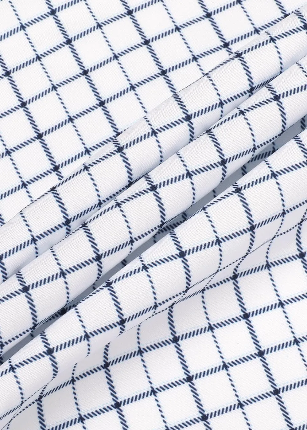 Men's Dress Shirts Solid Wrinkle-Free Long Sleeve Button Down Shirt Regular Fit Formal Shirts