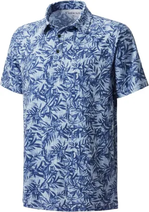 Men's Golf Polo Shirts Dry Fit Short Sleeve Print Performance Collared Polo Shirts