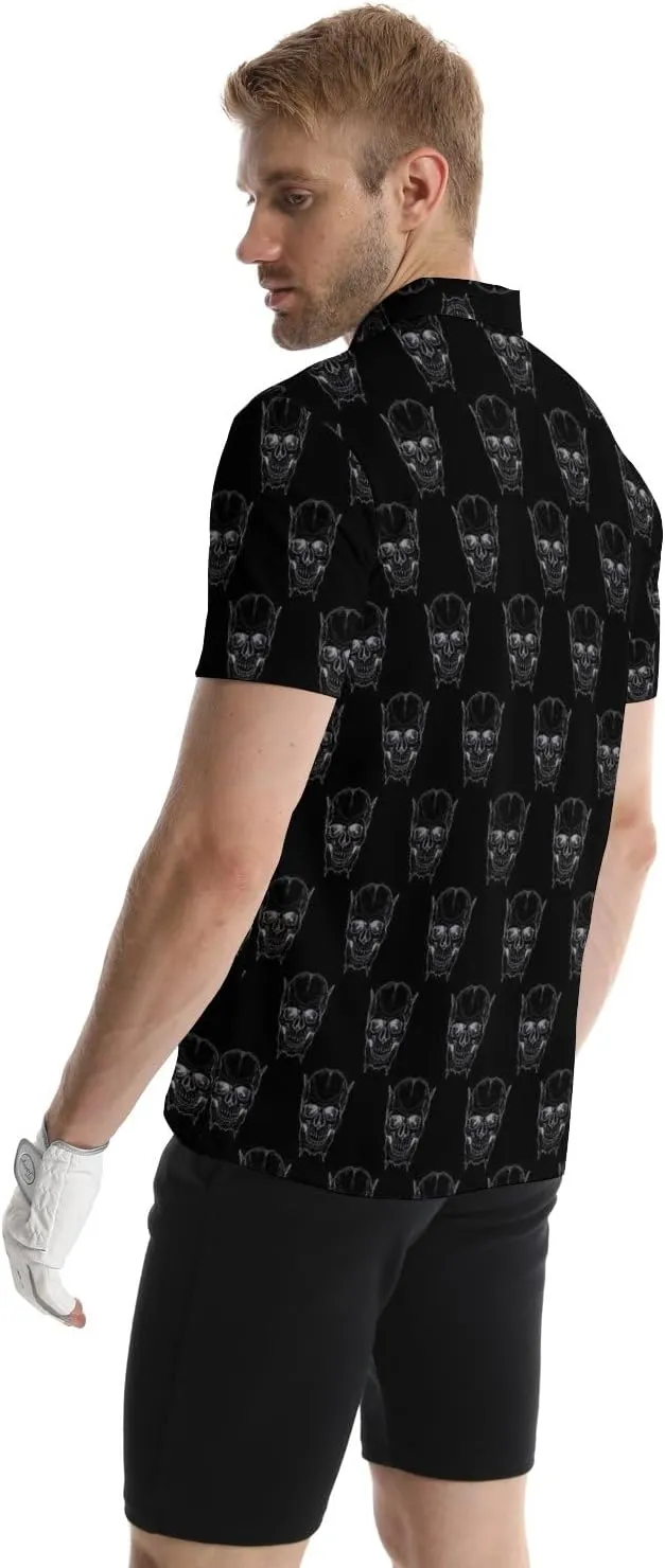 Mens Golf Shirts Golf Polo Shirts for Men Short Sleeve Polo Shirts Golf Gifts