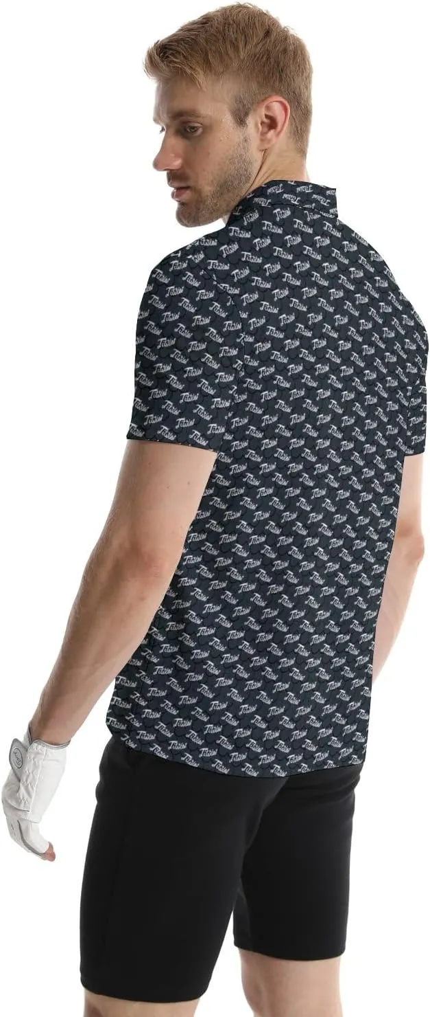 Mens Golf Shirts Golf Polo Shirts for Men Short Sleeve Polo Shirts Golf Gifts