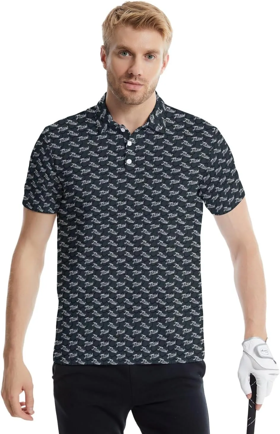 Mens Golf Shirts Golf Polo Shirts for Men Short Sleeve Polo Shirts Golf Gifts