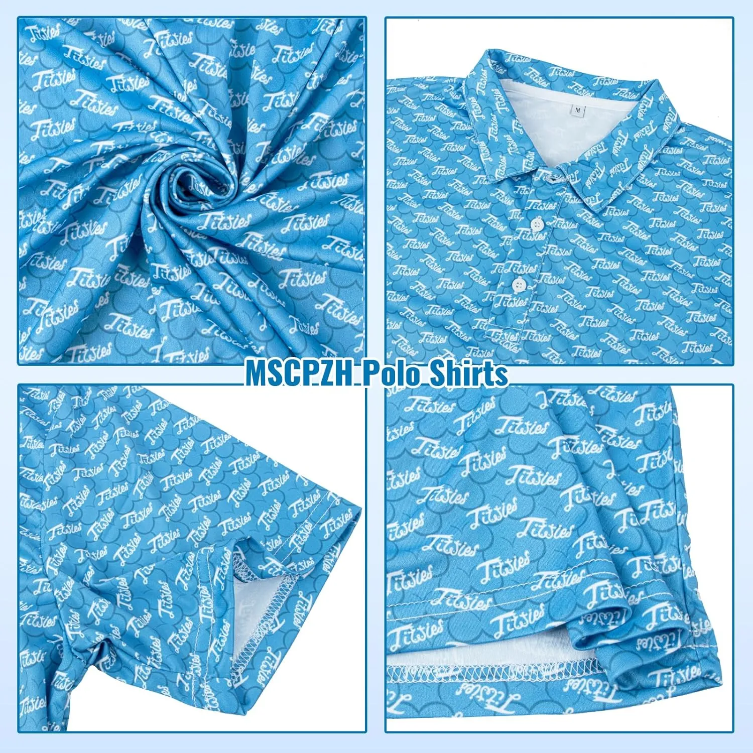 Mens Golf Shirts Golf Polo Shirts for Men Short Sleeve Polo Shirts Golf Gifts