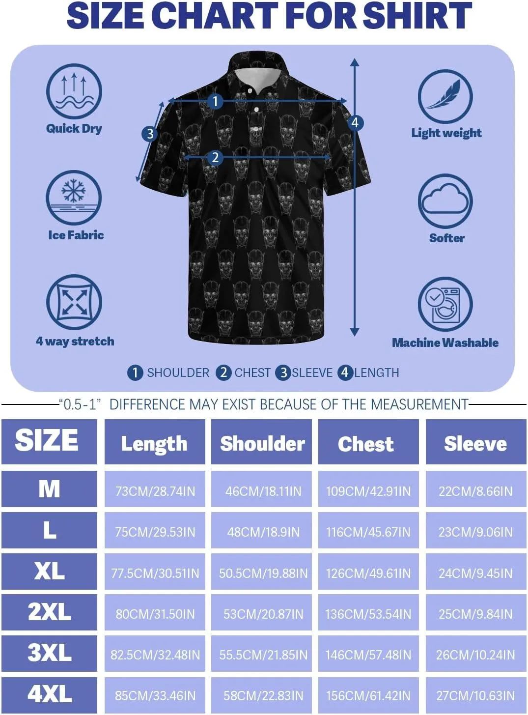 Mens Golf Shirts Golf Polo Shirts for Men Short Sleeve Polo Shirts Golf Gifts