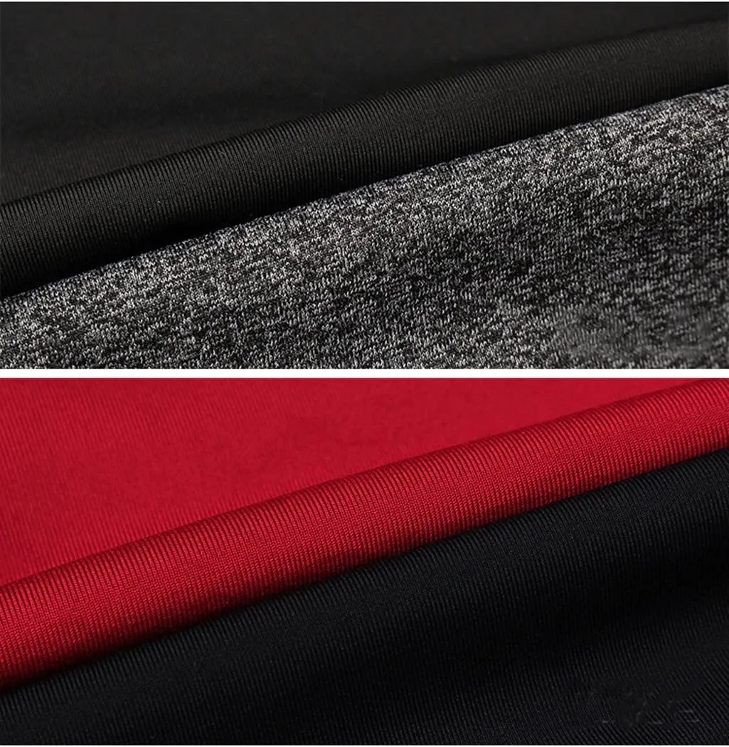 Men's Quick-Dry Hoodies Running Sweatshirt Slim Fit Zip Up Fitness Gym T Shirts