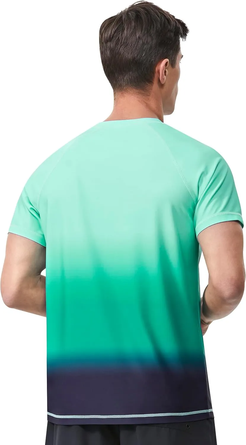Men's Rash Guard Swim Shirts Summer UPF 50  UV Sun Protection Quick Dry Beach Fishing Water Shirts T Shirts for Men