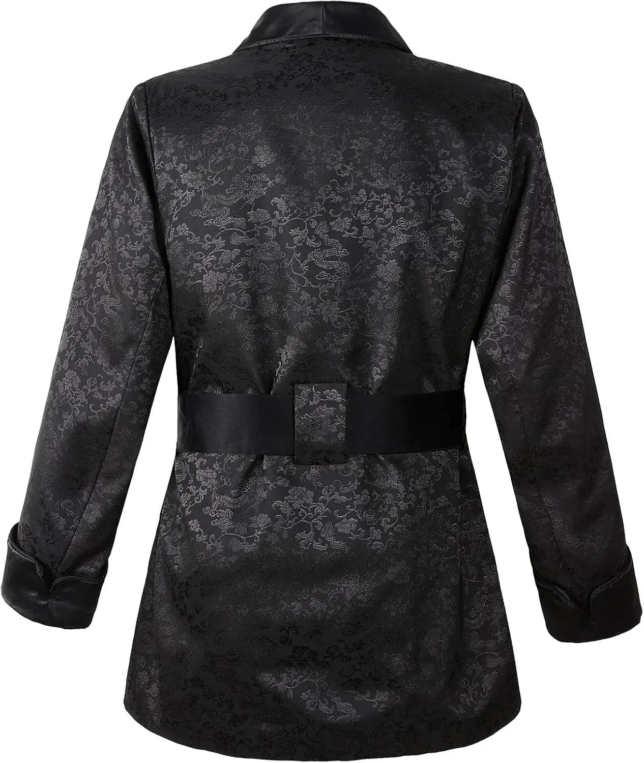 Mens Satin Smoking Jacket Fully Lined
