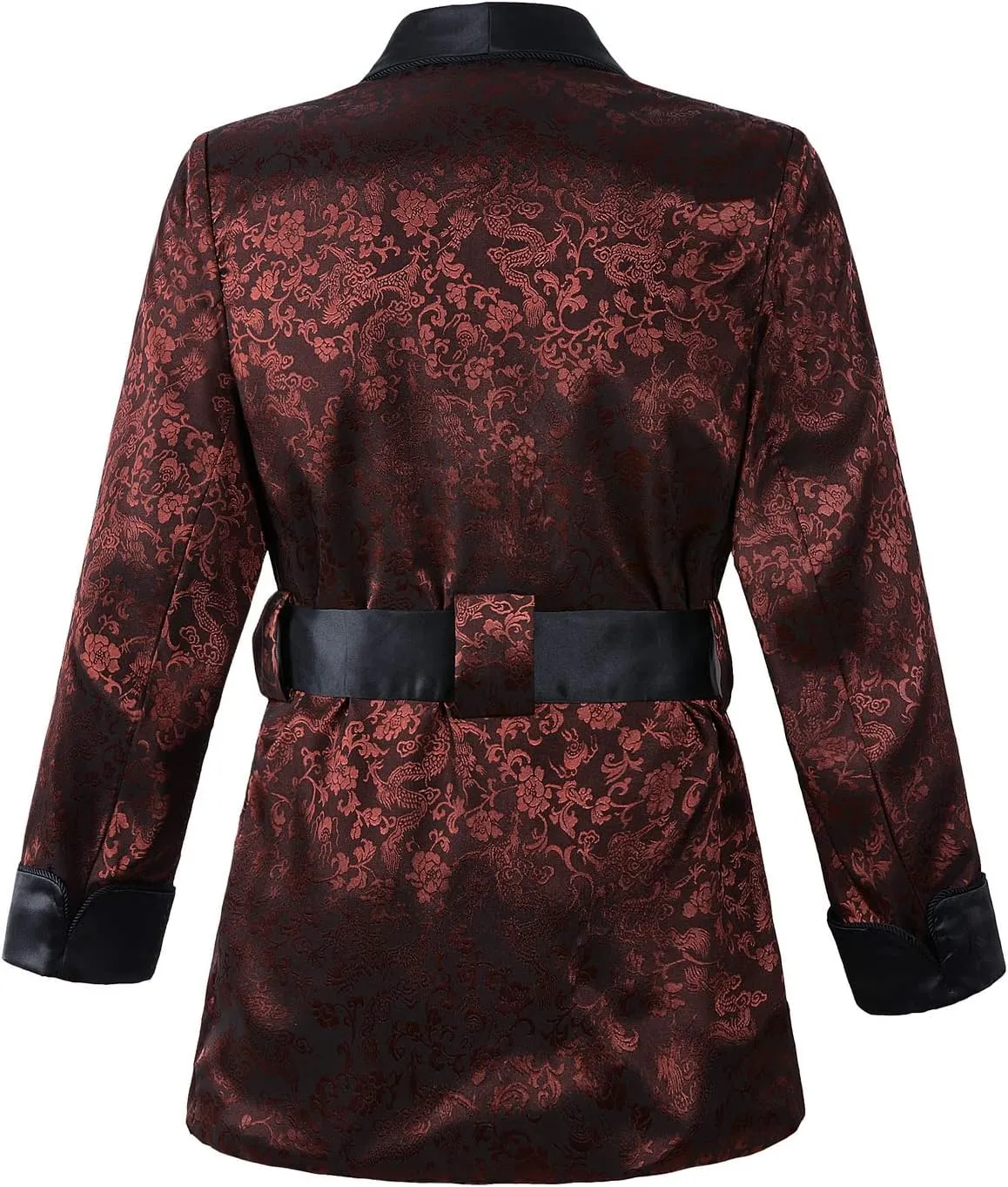 Mens Satin Smoking Jacket Fully Lined