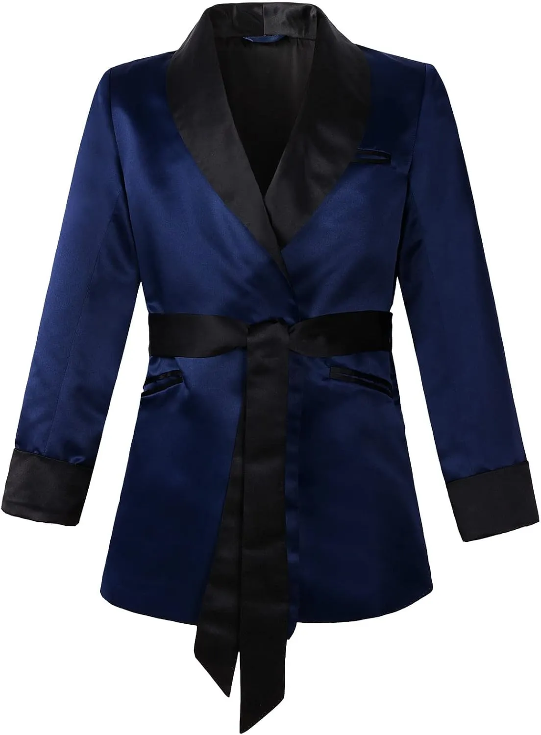 Mens Satin Smoking Jacket Fully Lined