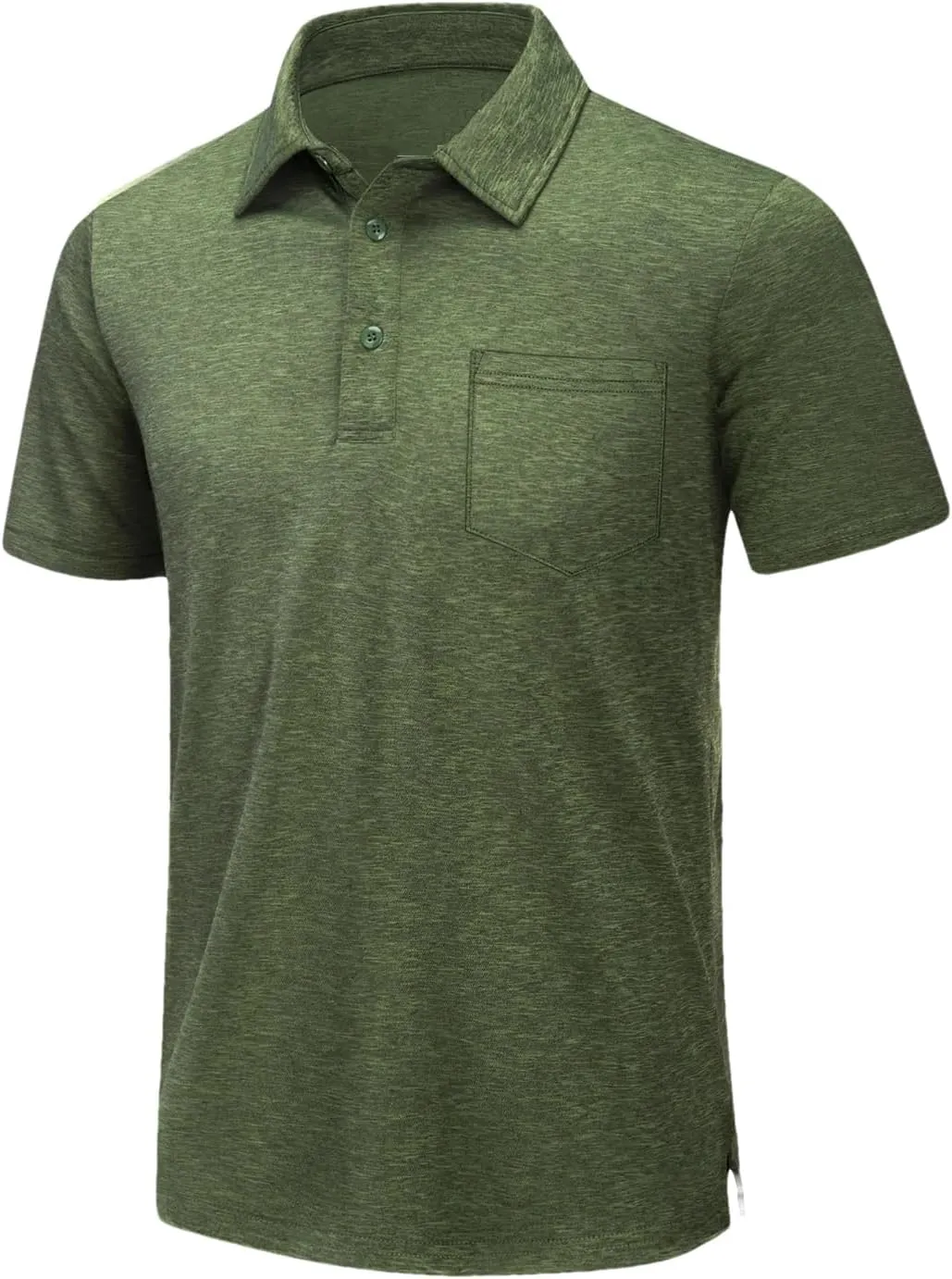 Mens Summer Quick Dry Lightweight Polo T-Shirts Golf Short Sleeve Shirts Sports Tops