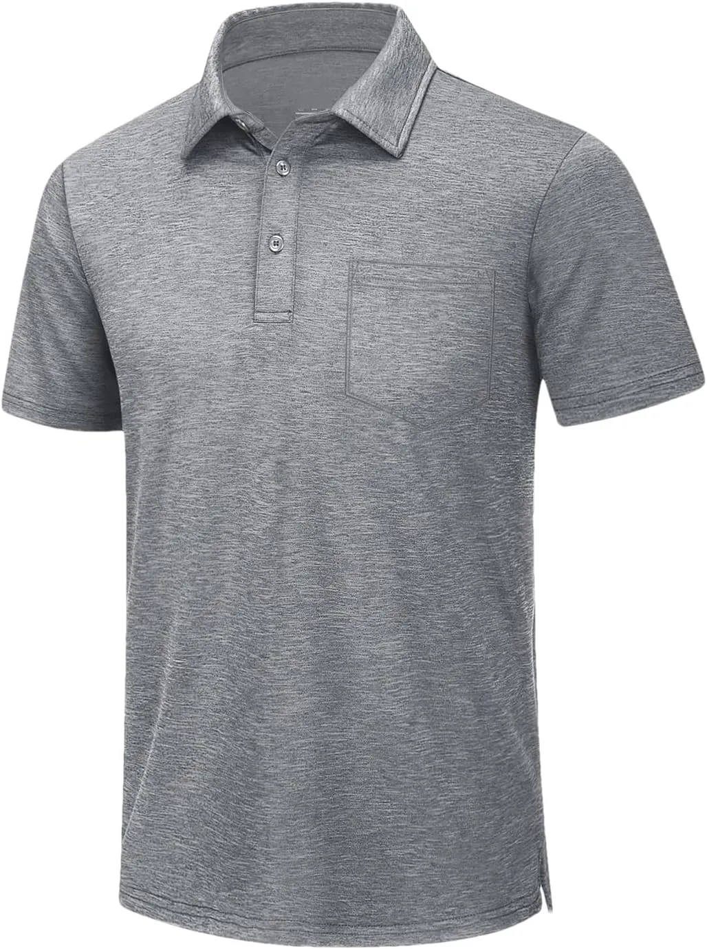 Mens Summer Quick Dry Lightweight Polo T-Shirts Golf Short Sleeve Shirts Sports Tops