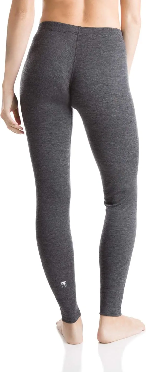 MERIWOOL Womens Base Layer Bottoms - Lightweight Merino Wool Thermal Pants