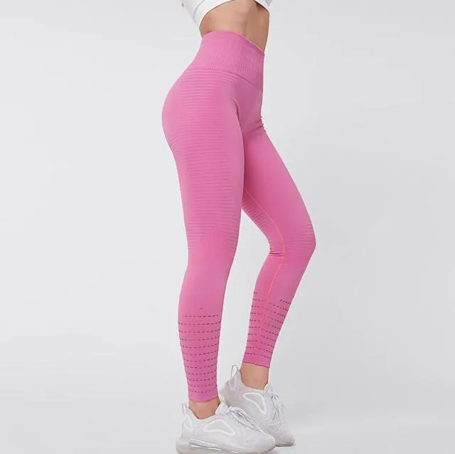 Mesh Leggings High Waist Seamless