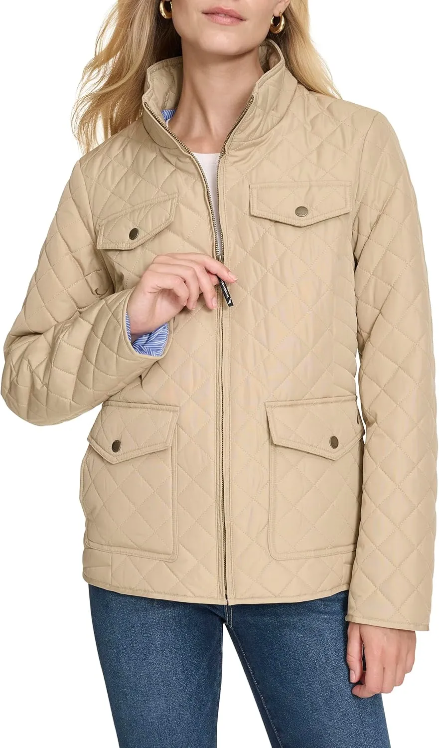 Nautica Women's Barn Outerwear Quilted Jacket
