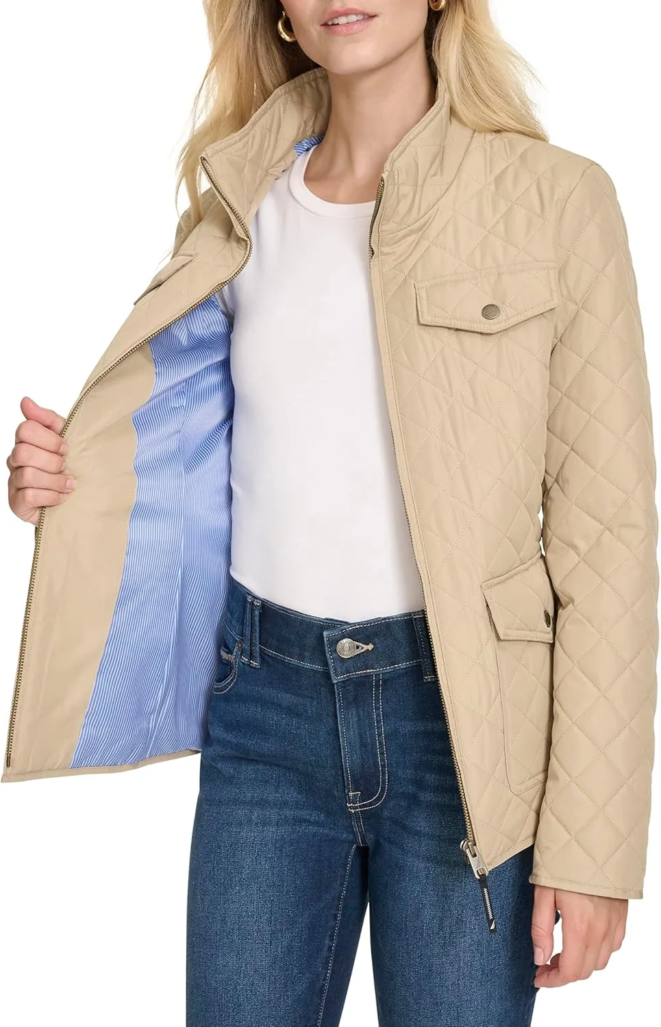 Nautica Women's Barn Outerwear Quilted Jacket