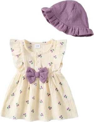 Newborn Baby Girl Clothes Cotton Linen Dresses Infant Casual Sundress Playwear Summer Toddler Girl White Dress