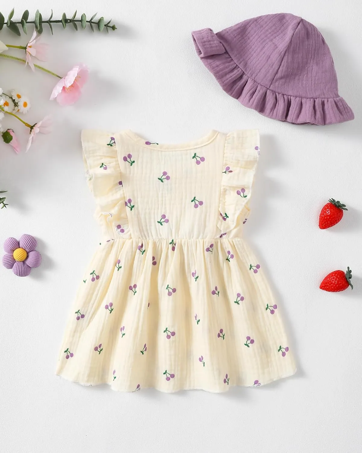 Newborn Baby Girl Clothes Cotton Linen Dresses Infant Casual Sundress Playwear Summer Toddler Girl White Dress