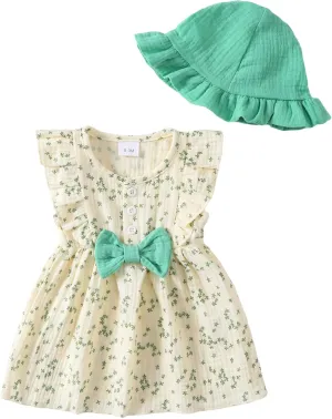 Newborn Baby Girl Clothes Cotton Linen Dresses Infant Casual Sundress Playwear Summer Toddler Girl White Dress