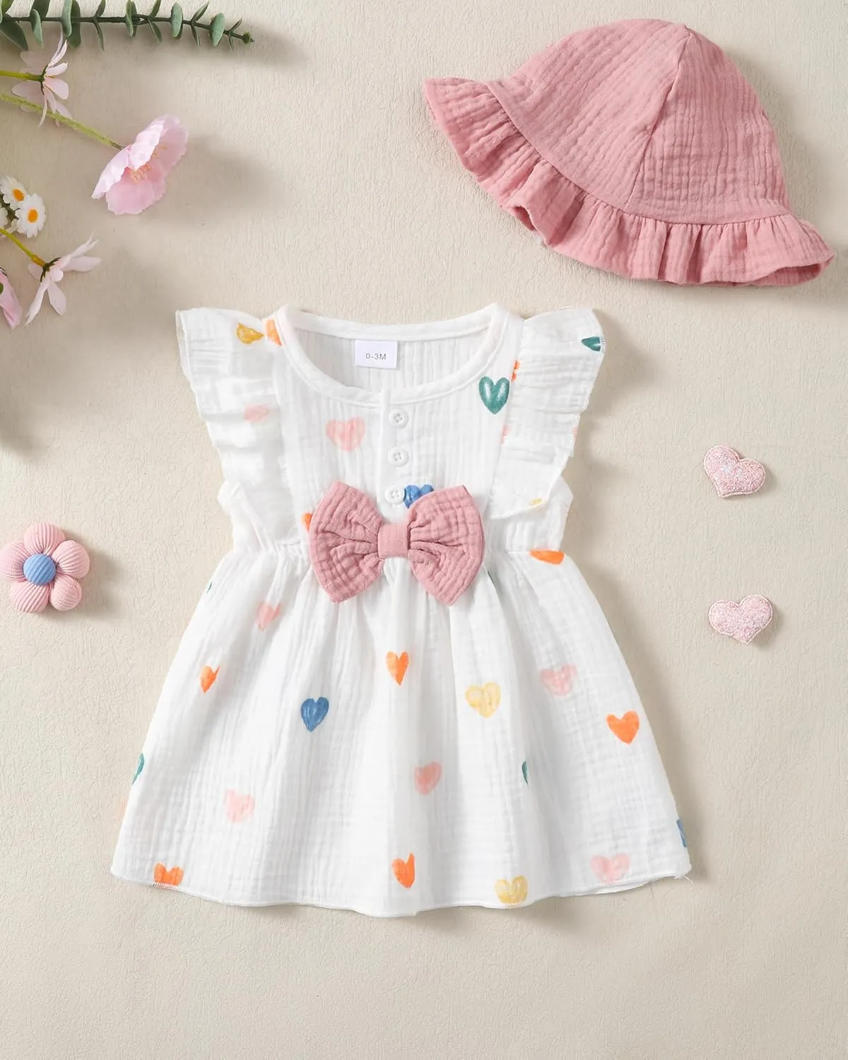 Newborn Baby Girl Clothes Cotton Linen Dresses Infant Casual Sundress Playwear Summer Toddler Girl White Dress