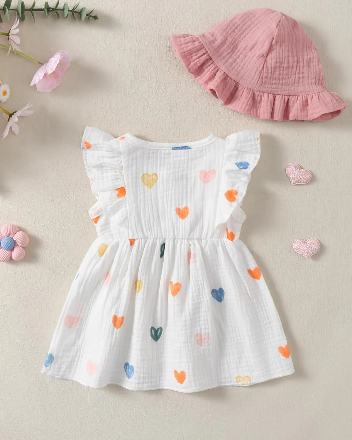 Newborn Baby Girl Clothes Cotton Linen Dresses Infant Casual Sundress Playwear Summer Toddler Girl White Dress