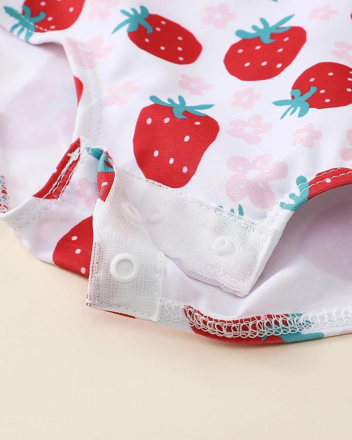 Newborn Baby Girl Swimsuit Toddler Bathing Suit One Piece Ruffle Short Sleeve Baby Swim Suit Infant Swimwear