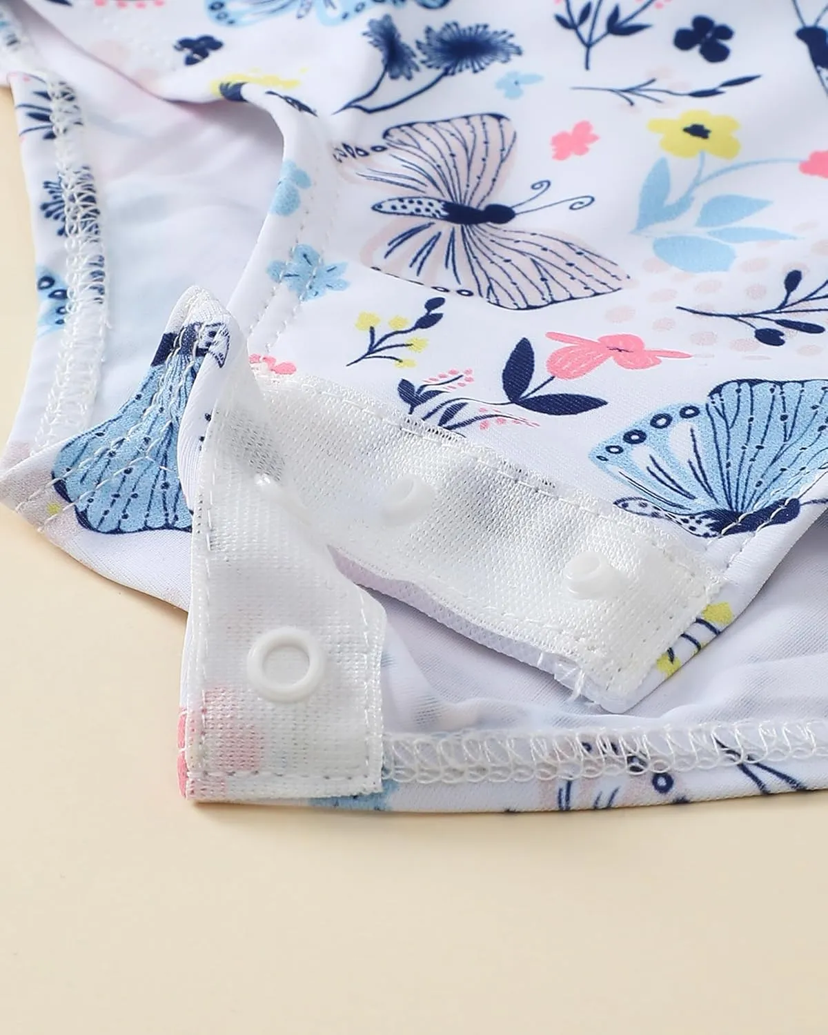 Newborn Baby Girl Swimsuit Toddler Bathing Suit One Piece Ruffle Short Sleeve Baby Swim Suit Infant Swimwear