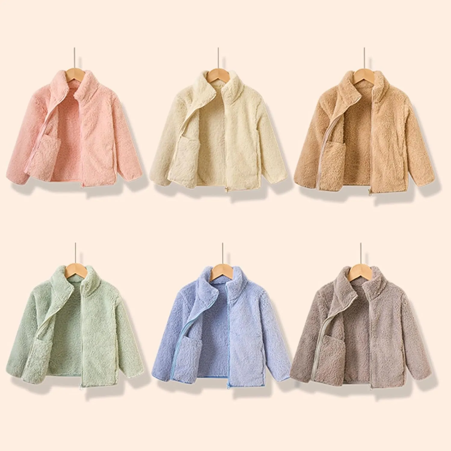 Newborn Baby Girls Warm Cloak Coat Cute Winter Furry Cape Jacket Fluffy Fleece Outwear Long Sleeve Sweet Outfit with Bowknot