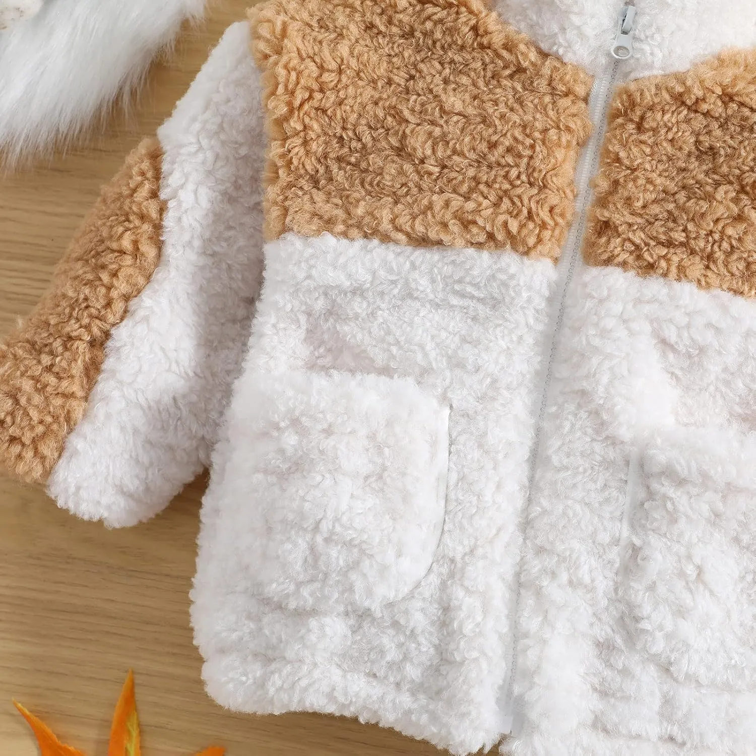Newborn Infant Baby Unisex Cotton Patchwork Autumn Long Sleeve Fleece Coat Jacket Children Padded Jacket Fashion Print