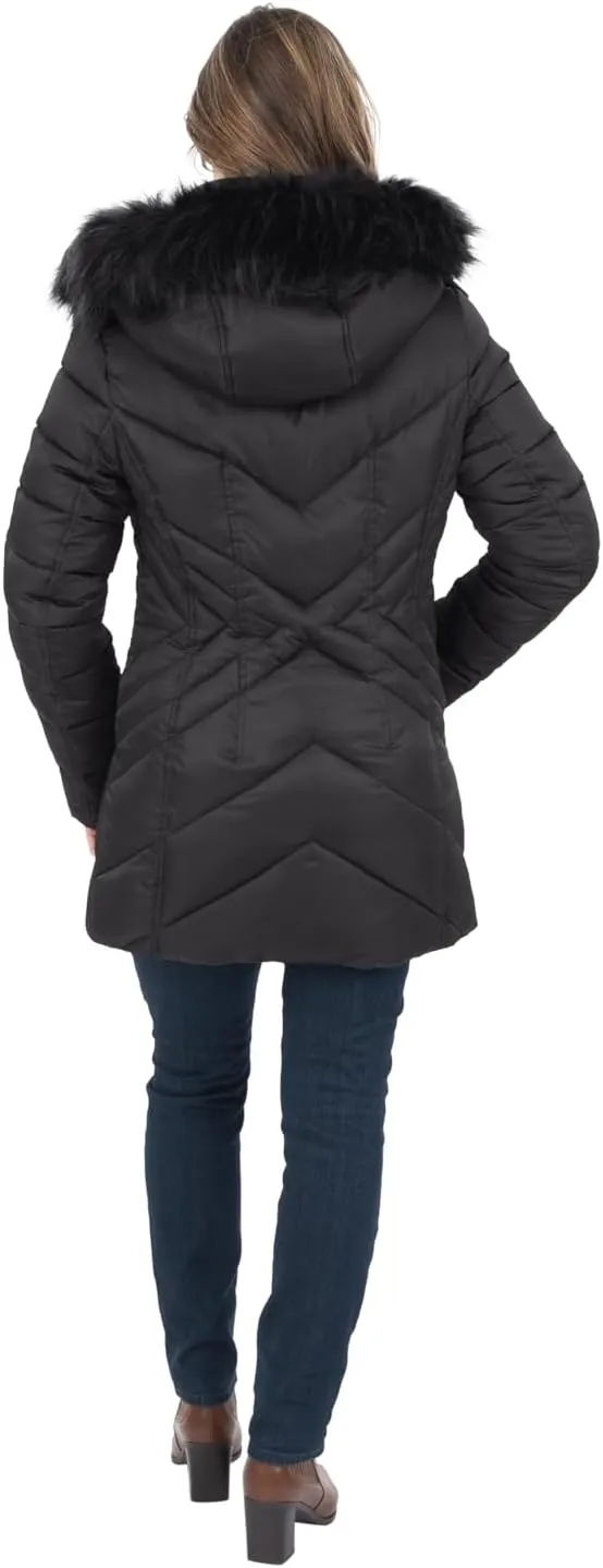 Nine West Women's Faux Down Coat